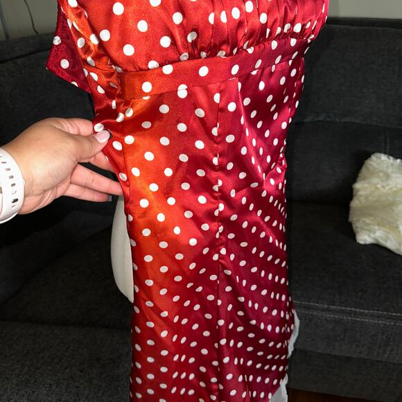 Ruby rox red polkadot dress - Picture 6 of 7